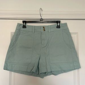 A new day light blue/teal khaki feel shorts, size 10